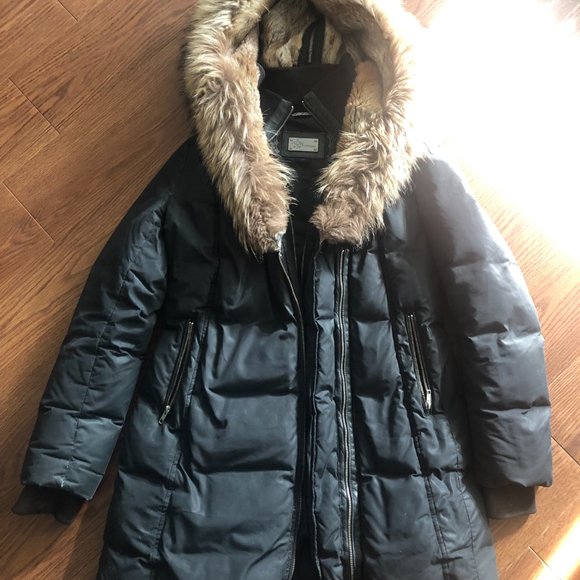 Mackage Adali Down Jacket with Fur, Size L